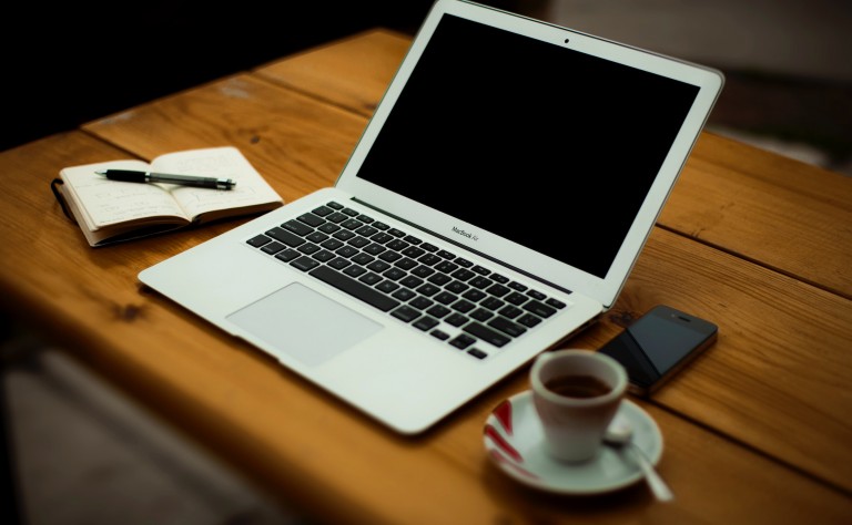 computer and phone