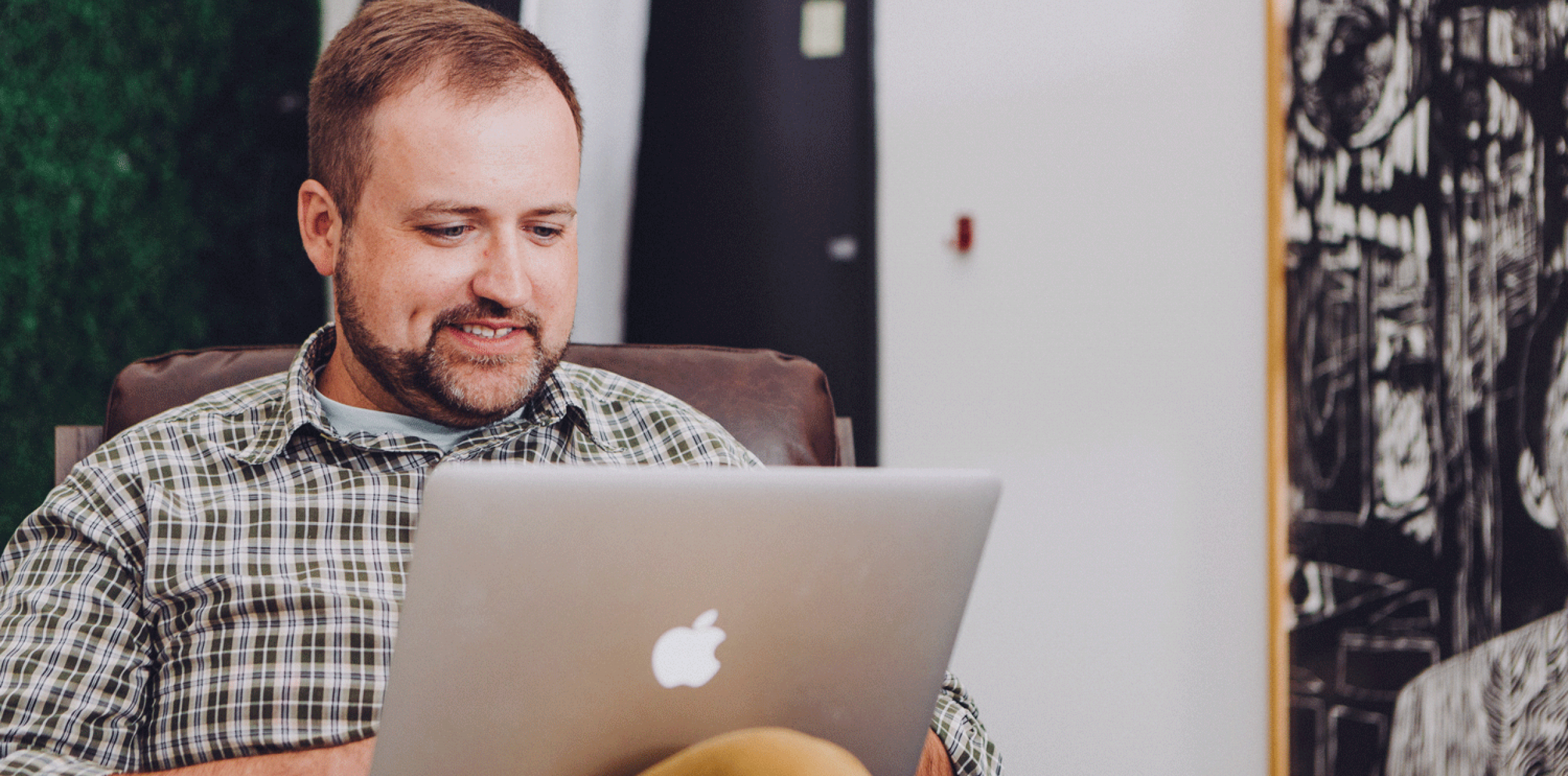 man on laptop